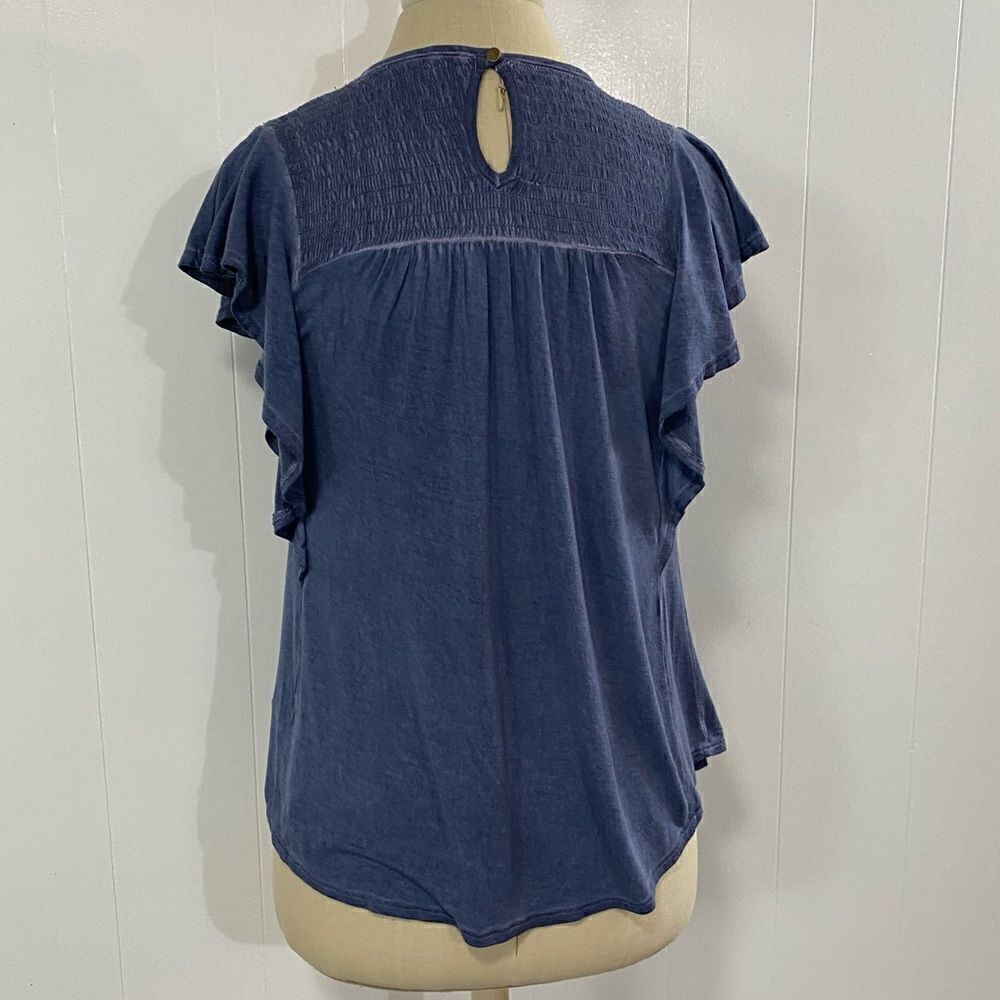 Rewind | Flowy Ruffle Sleeve Top - Picture 11 of 14